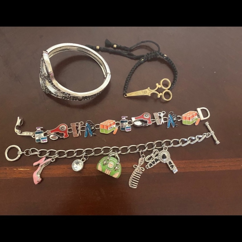 Scissors style bracelets - Picture 2 of 6
